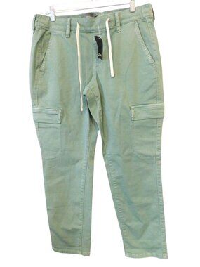 Torrid 00S 10 Short Green Cargo Jogger Pants Drawstring Utility Athleisure NEW